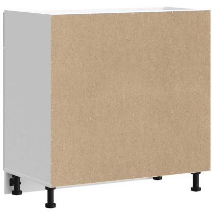 Кухненски шкаф, "Kalmar", бял, инженерно дърво