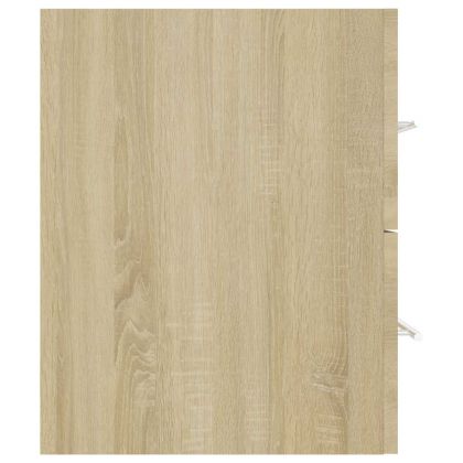 Комплект мебели за баня от 2 части, дъб сонома, ПДЧ