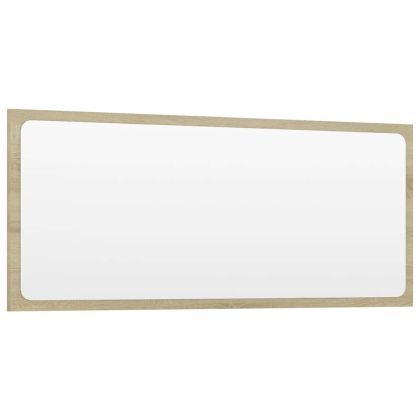 Комплект мебели за баня от 2 части, дъб сонома, ПДЧ