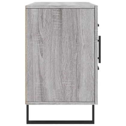 Сайдборд, Сив сонома, 100x36x60 см, инженерно дърво