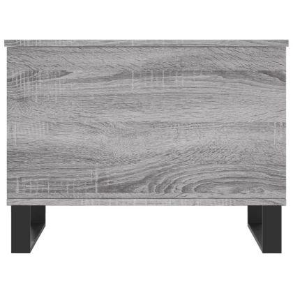 Кафе маса, сив сонома, 60x44,5x45 см, инженерно дърво