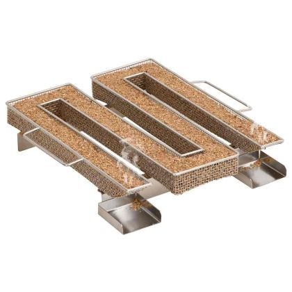 Барбекю пещ димогенератор за студено пушене поцинкована стомана