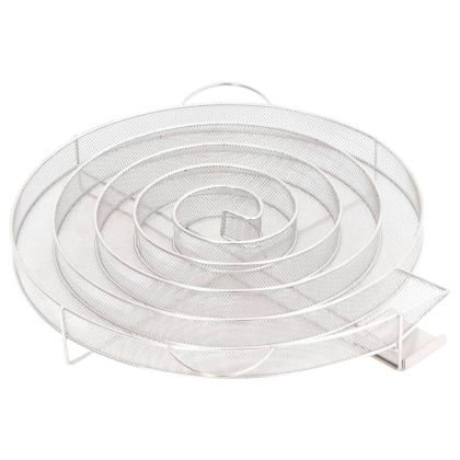 Димогенератор за студено опушване, кръгъл, 33,5 см, инокс