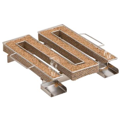 Димогенератор за студено опушване, 4-странен, 22,5 см, инокс