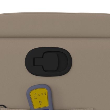 Изправящ масажен наклоняем стол, капучино, изкуствена кожа