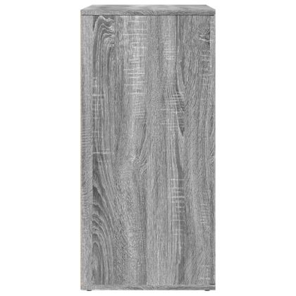 Сайдборди, 2 бр, сив сонома, 79x38x80 см, инженерно дърво