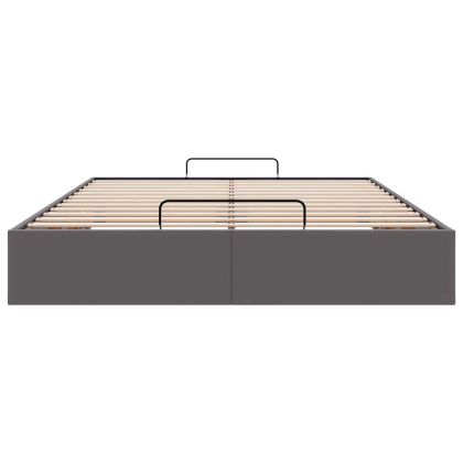 Османска рамка за легло без матрак, 140x190 см, изкуствена кожа