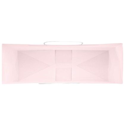 Хартиени торбички 50 бр с дръжки розови 32x12x42 см