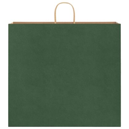 Хартиени торбички 250 бр с дръжки зелени 54x15x49 см