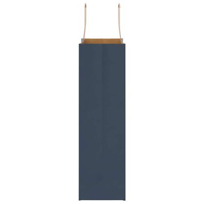 Хартиени торбички 50 бр с дръжки сини 21x11x36 см