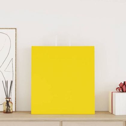 Хартиени торбички 50 бр с дръжки жълти 45x17x48 см