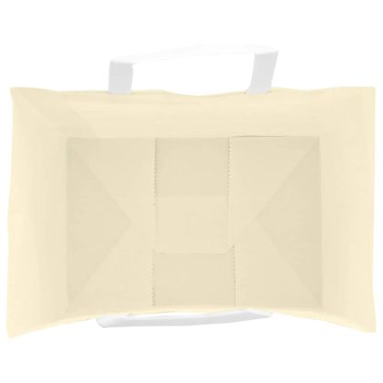 Хартиени торбички 250 бр с дръжки жълти 32x22x24 см