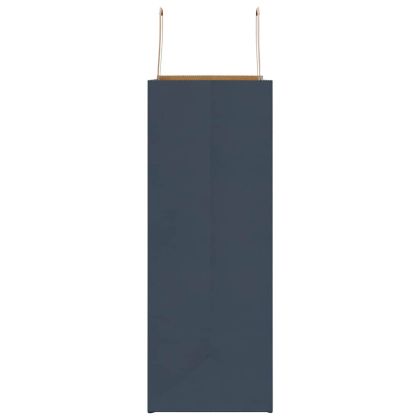 Хартиени торбички 250 бр с дръжки сини 32x17x44 см