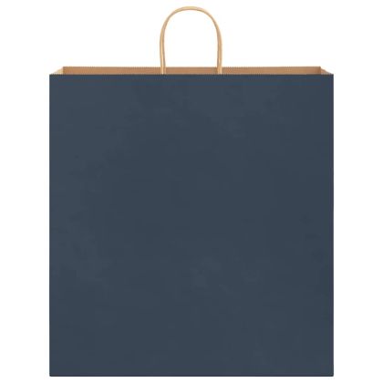 Хартиени торбички 50 бр с дръжки сини 45x17x48 см