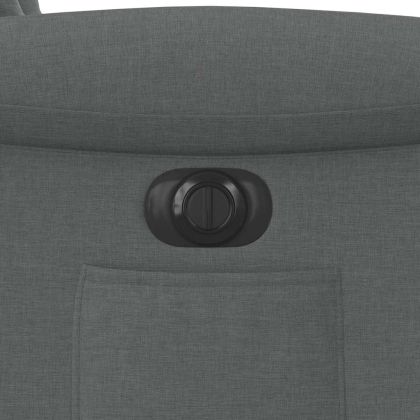 Електрически наклоняем стол, тъмносив, текстил