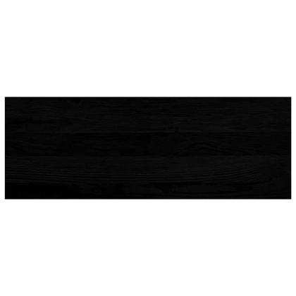 Стълбищни стъпала, 12 бр, тъмнокафяви, 70x30x2 см, дъб масив