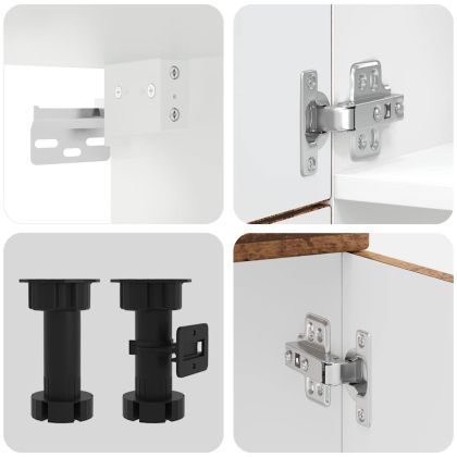 Комплект кухненски шкафове от 7 части Kalmar, инженерно дърво