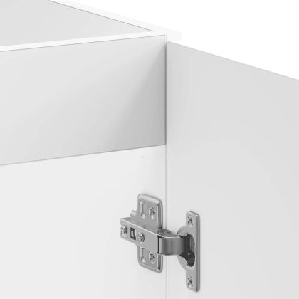 Шкаф за мивка, Kalmar, бял, 80x46x81,5 см, инженерно дърво