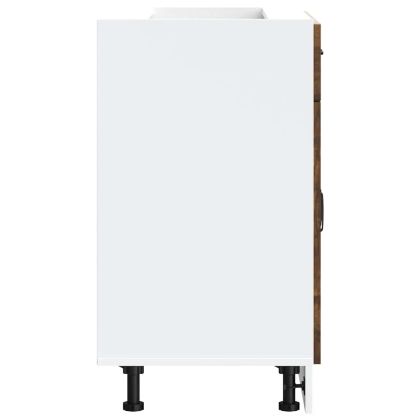 Кухненски шкаф, "Kalmar", опушен дъб, инженерно дърво