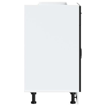 Кухненски шкаф, "Kalmar", черен, инженерно дърво