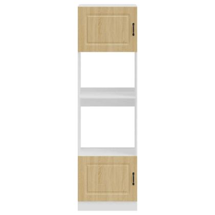 Шкафове за фурна, 2 бр. "Kalmar", дъб сонома, инженерно дърво