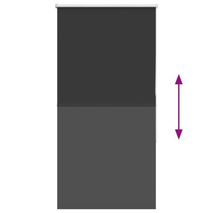 Ролетна щора Blackout Black 75x130 cm Ширина на плата 70,7 cm