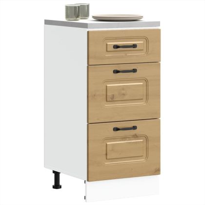 Кухненски шкаф, "Kalmar", дъб артизан, инженерно дърво