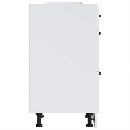 Кухненски шкаф, "Kalmar", бял, инженерно дърво