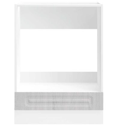 Шкаф за фурна, Kalmar, сив сонома, инженерно дърво