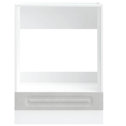 Шкаф за фурна, Kalmar, бетонно сив, инженерно дърво