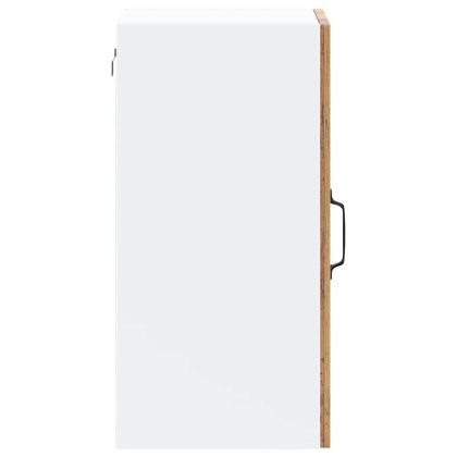 Кухненски стенен шкаф със стъклена врата "Kalmar" Старо дърво Инженерно дърво