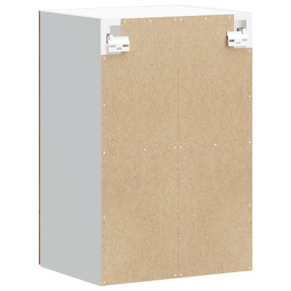 Кухненски стенен шкаф със стъклена врата "Kalmar" Старо дърво Инженерно дърво