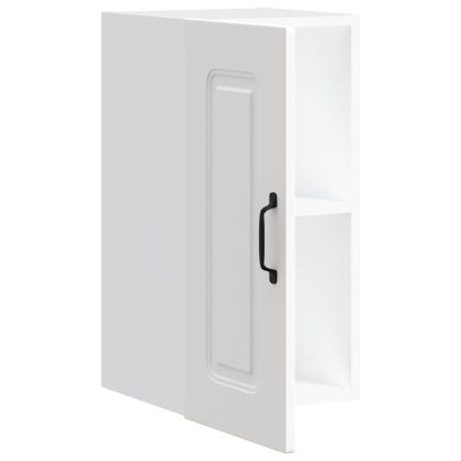 Кухненски стенен шкаф, Kalmar, бял, инженерно дърво