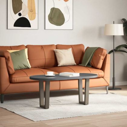 Крака за масичка за кафе, V-образни, 2 бр., естествена стомана, 38 x (42-43,3) см, стомана