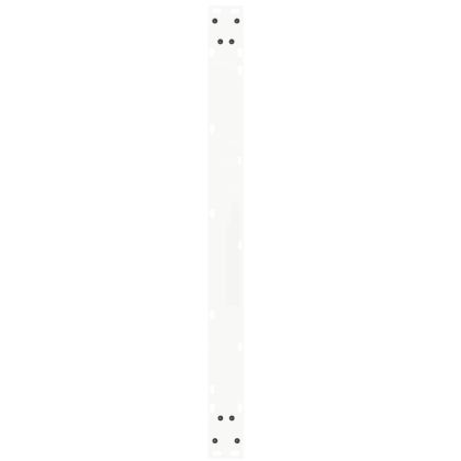 Крака за трапезна маса, V-образни, 3 бр., бели, 100 x (72-73,3) см, стомана