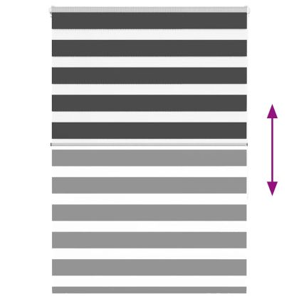 Зеброва щора 115x150 см Ширина на плата 110,9 см полиестер