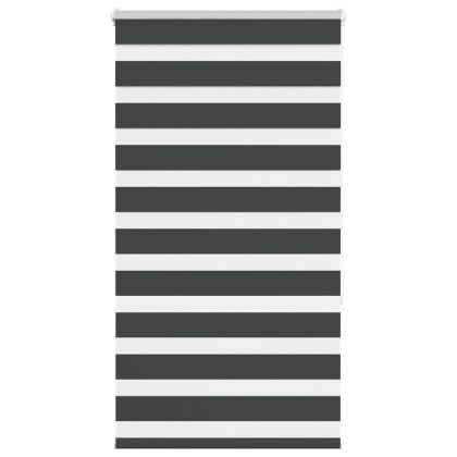 Зеброва щора черна 90x150 см ширина на плата 85,9 cm полиестер