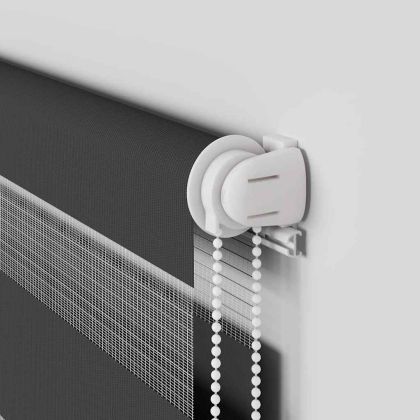 Зеброва щора черна 55x230 см Ширина на плата 50,9 см Полиестер