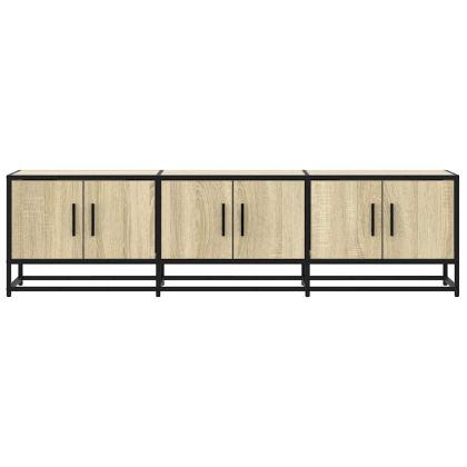 ТB шкаф, дъб сонома, 150x35x41 см, инженерно дърво и метал