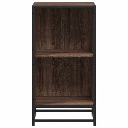 Шкаф за книги Кафяв дъб 40x35x76 cm Инженерна дървесина