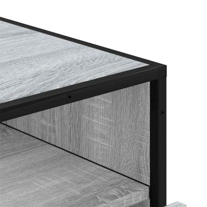 Шкаф с чекмеджета Grey Sonoma 70x41x70 cm Инженерна дървесина