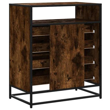 Шкаф с чекмеджета опушен дъб 70x41x83,5 cm Инженерна дървесина