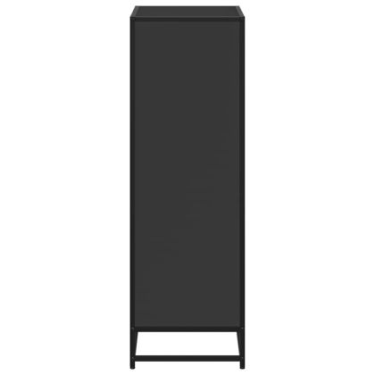 Шкаф библиотека, черен, 60x35x107,5 см, ПДЧ