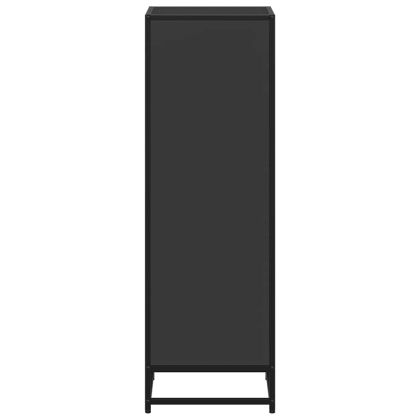 Шкаф библиотека, черен, 40x35x107,5 см, ПДЧ