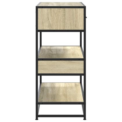 Конзолна маса, дъб сонома, 90x35x80 см, инженерно дърво