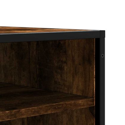 Пейка за обувки опушен дъб Изработена дървесина и метал