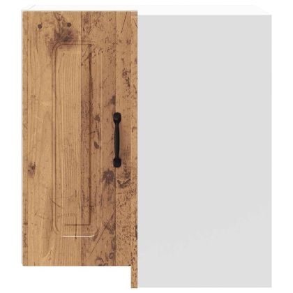 Кухненски стенен ъглов шкаф Kalmar старо дърво, инженерно дърво