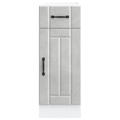 Кухненски шкаф Lucca, бетонно сив, инженерно дърво