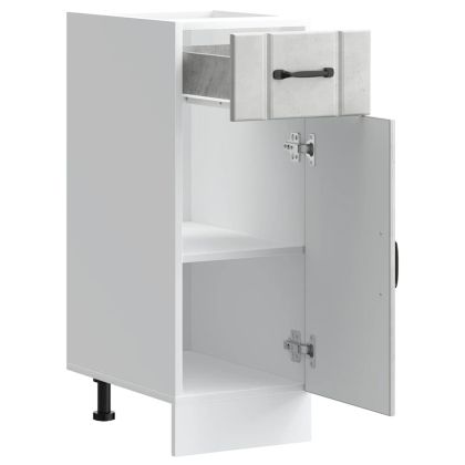 Кухненски шкаф Lucca, бетонно сив, инженерно дърво