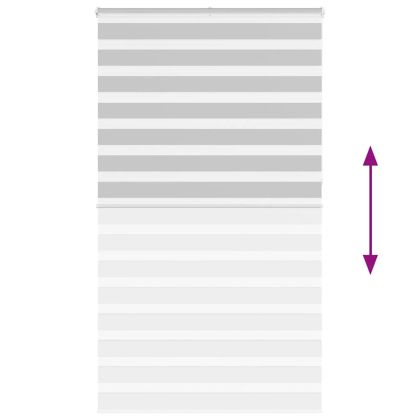 Зеброва щора 135x230 см Ширина на плата 130,9 см Полиестер